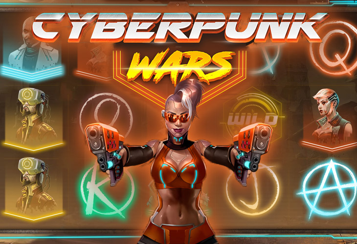 Cyberpunk Wars - Woohoo slot at Dragonia Casino Casino