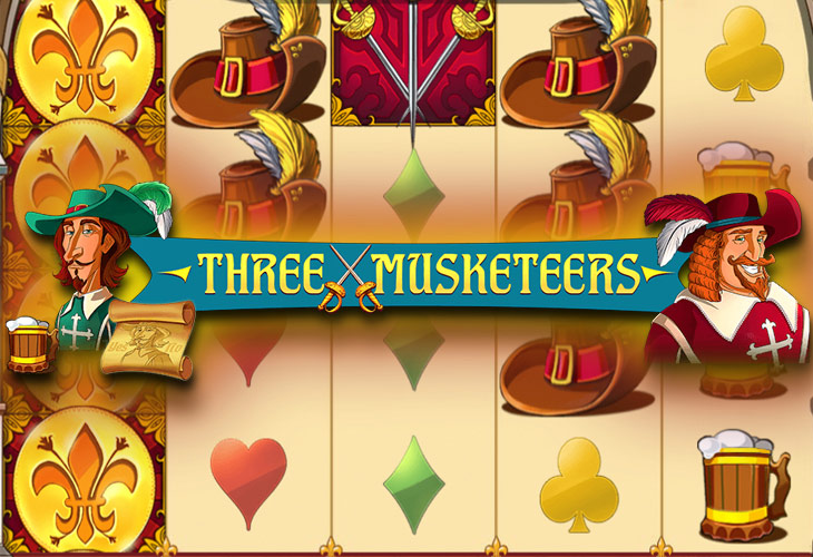 Three Musketeers - Red Tiger Gaming slot at Dragonia Casino Casino